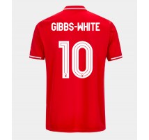 Nottingham Forest Morgan Gibbs-White #10 Koszulka Podstawowa 2025-26 Krótki Rękaw